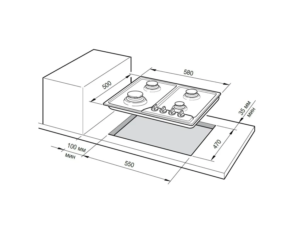 Варочная панель DeLonghi NSL 460 NCM RUS - миниатюра 6