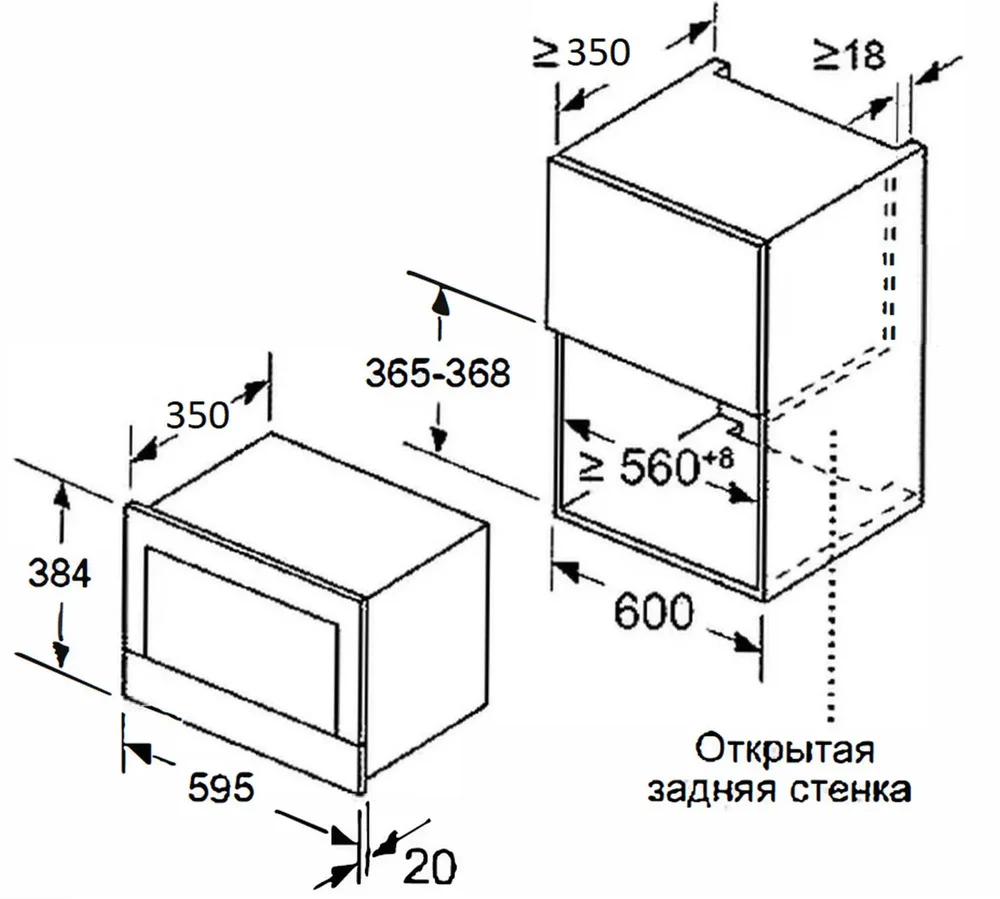 Микроволновая печь Meferi MMO6025BG ultra - миниатюра 6