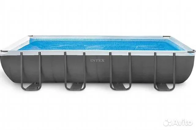 Бассейн каркасный прямоугольный intex 26356