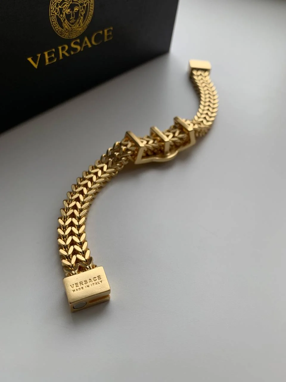 Versace мужской браслет - миниатюра 4