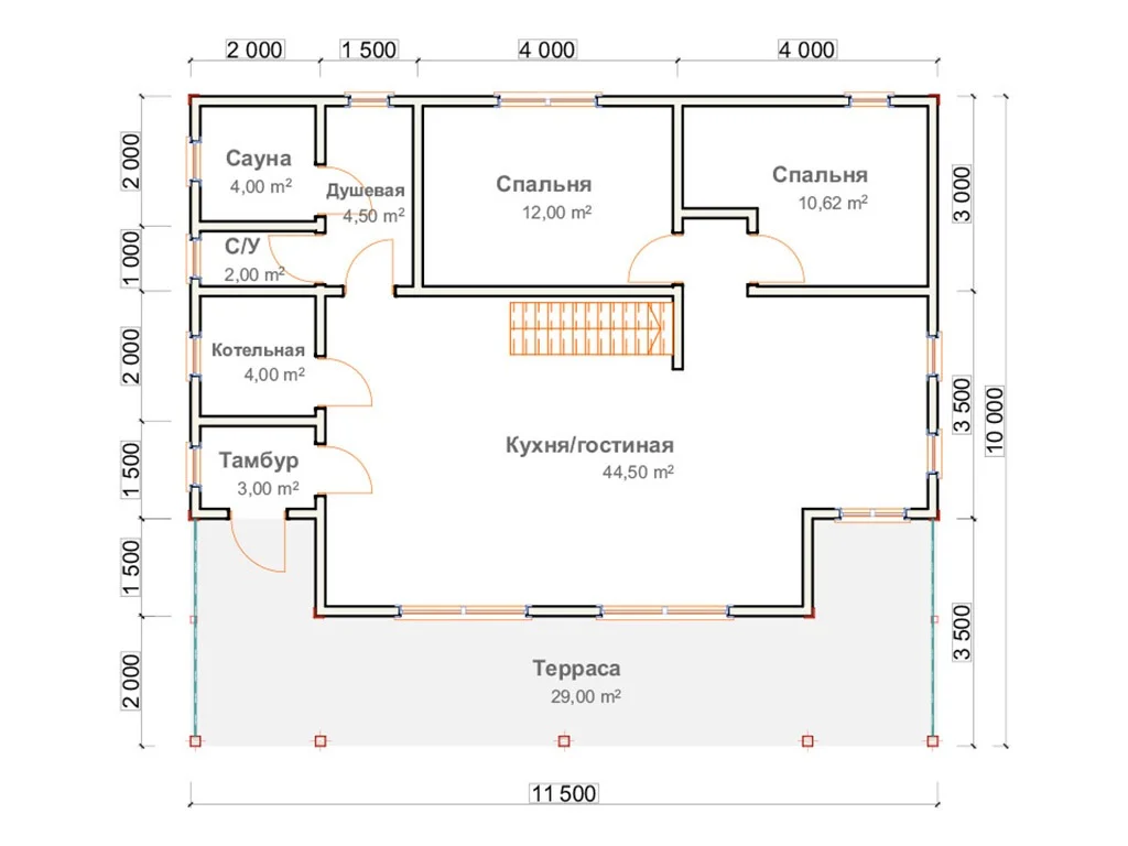 Двухуровневый дом 175 м² - миниатюра 4