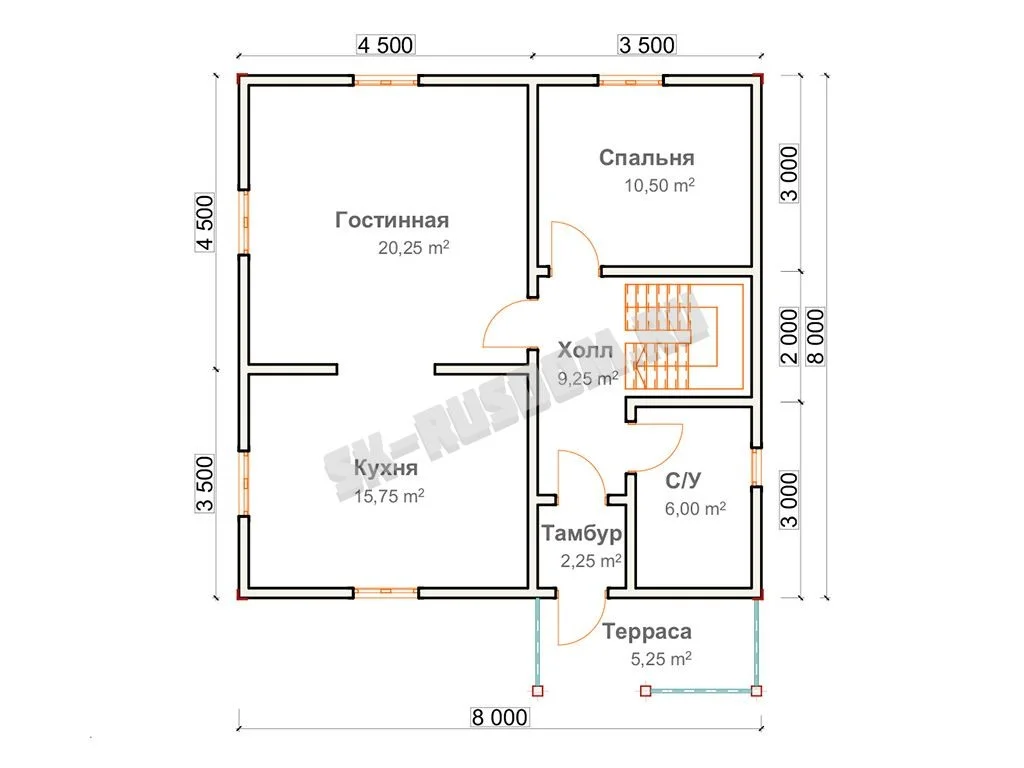 Дом 133.25 м² - миниатюра 3