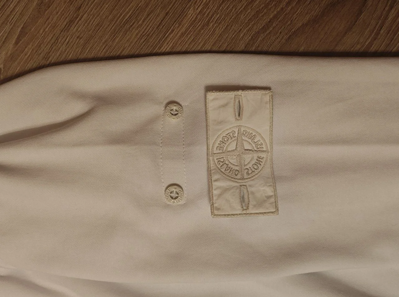 свитшот stone island ghost white - миниатюра 4