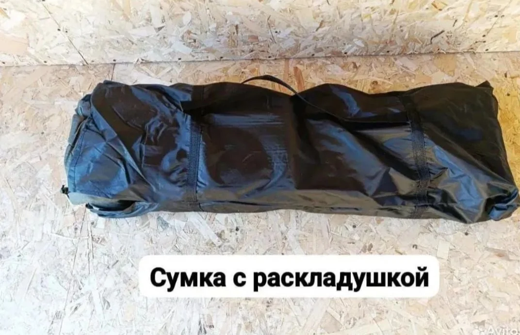 Раскладушка кровать "паук" с матрасом, новая - миниатюра 5