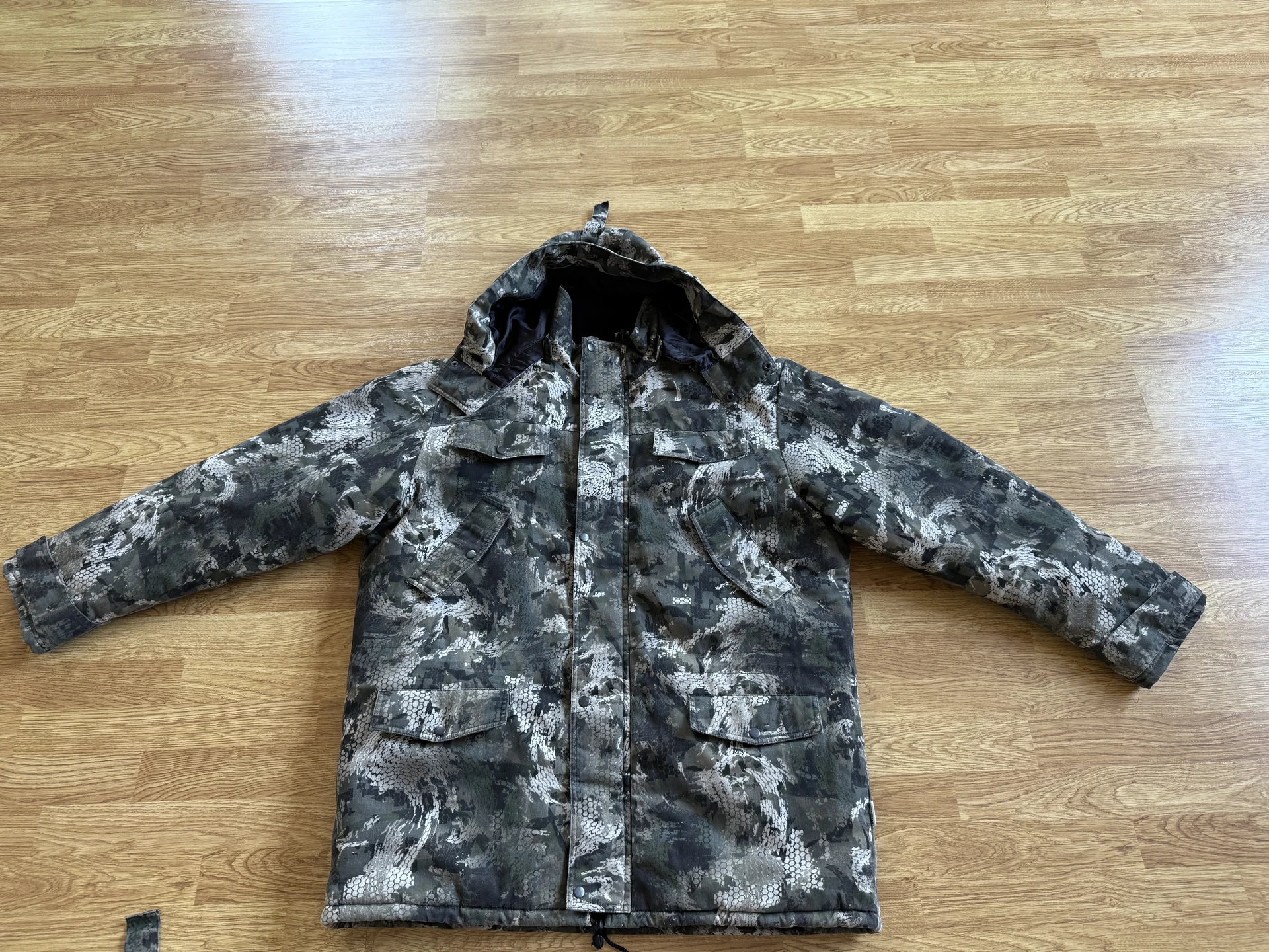Комуфляжный зимний костюм мужской, комплект - миниатюра 7