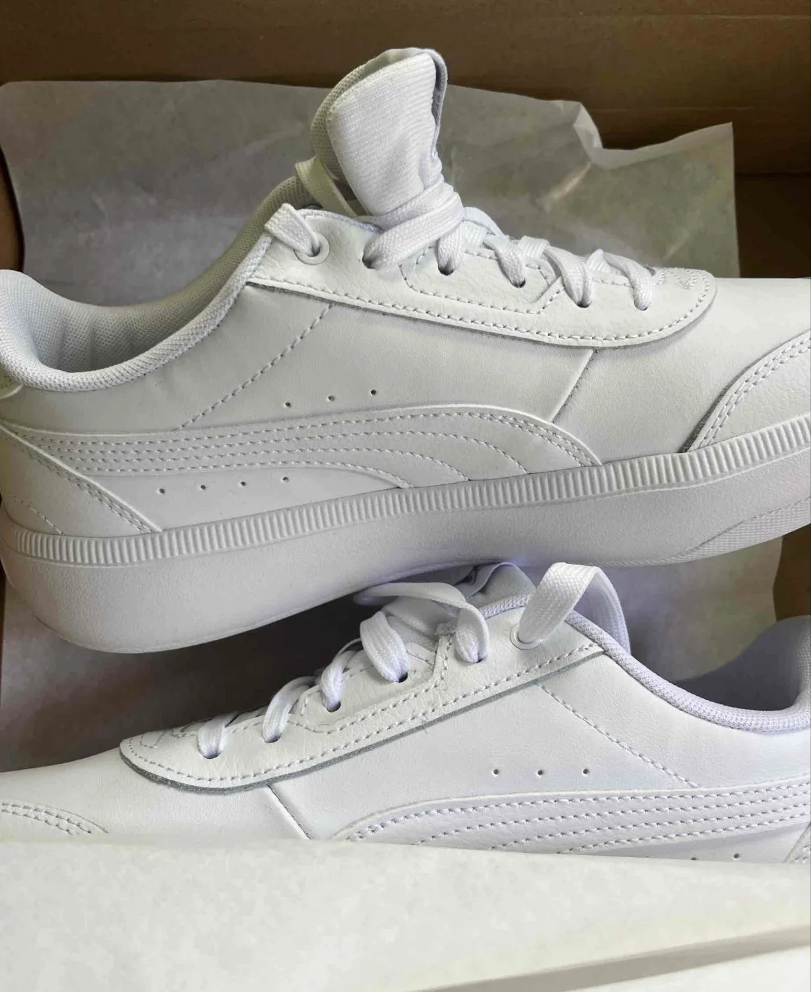 Белые красочки Puma - миниатюра 3