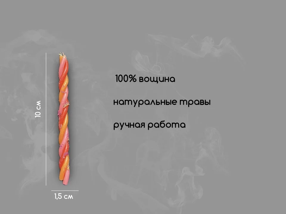 Программные скрутки свечей из воска - миниатюра 10