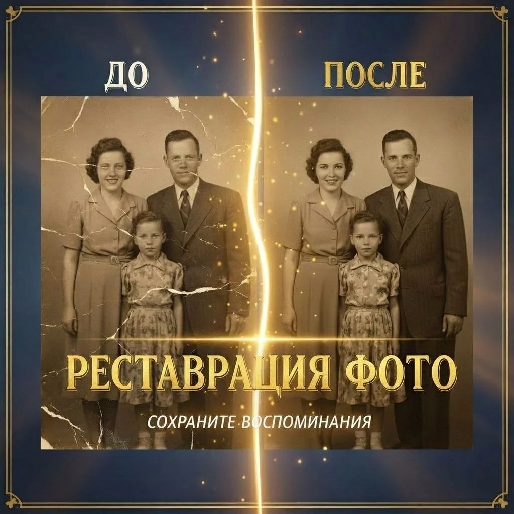 Реставрация, восстановление фотографий - изображение 1