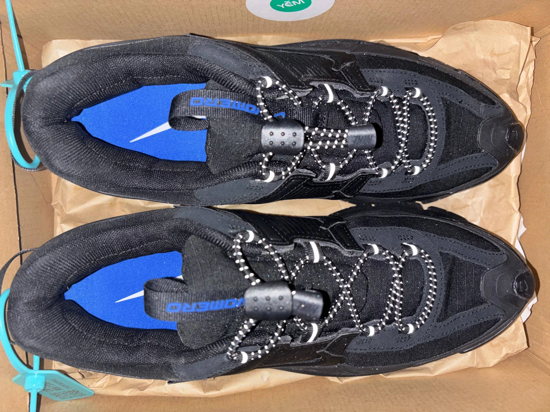 Nike air zoom vomero roam black racer blue - миниатюра 9
