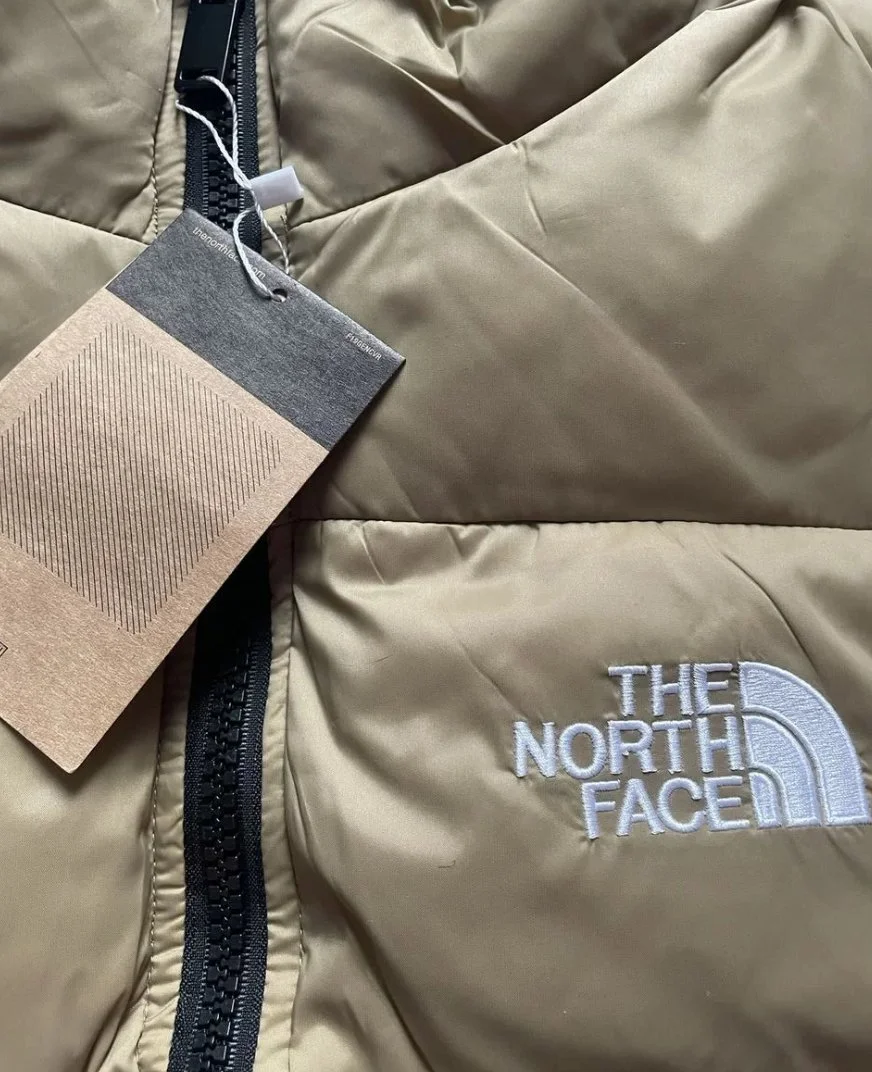 Жилетка мужская The north face золотистая - миниатюра 4
