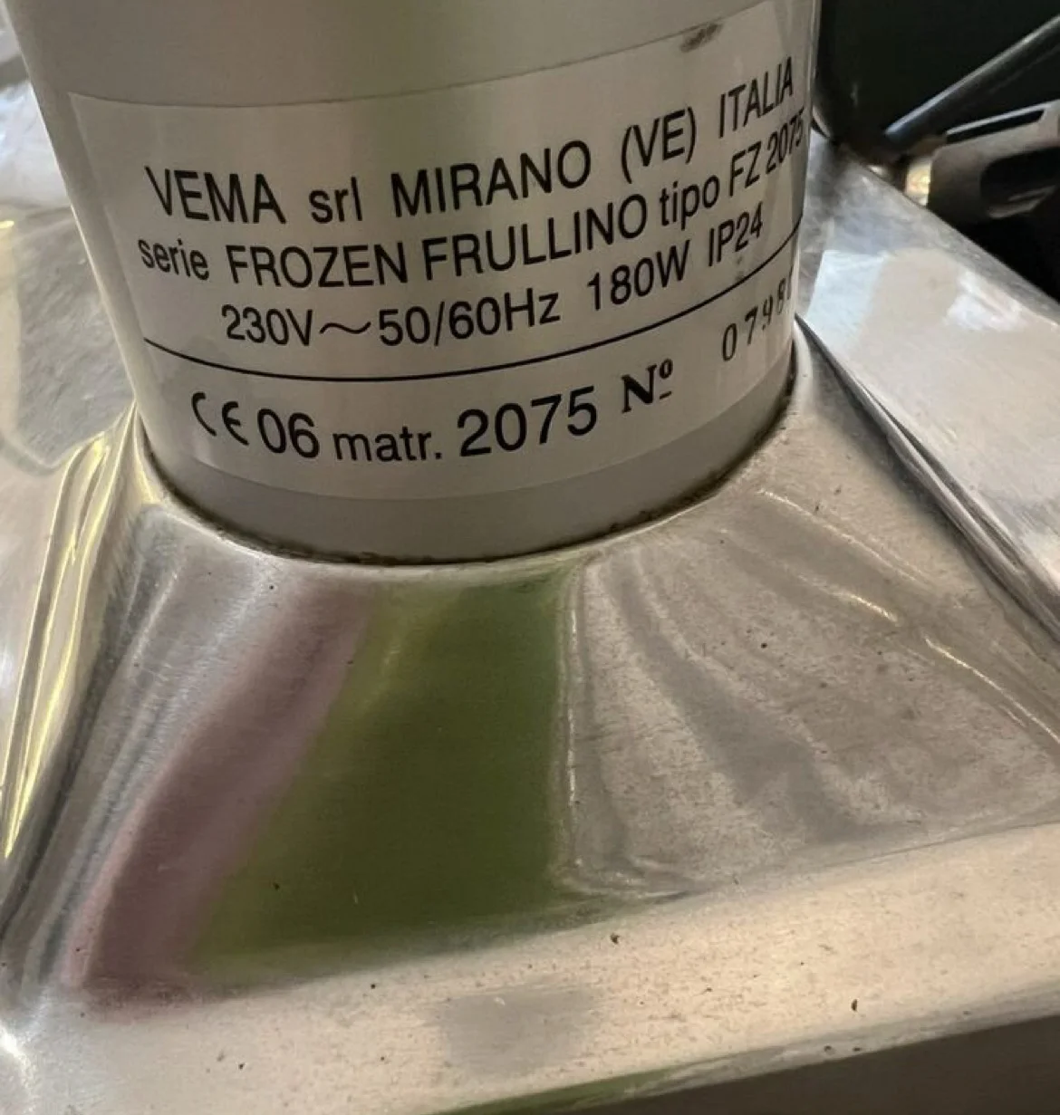 Миксер vema frozen профессиональный - миниатюра 4