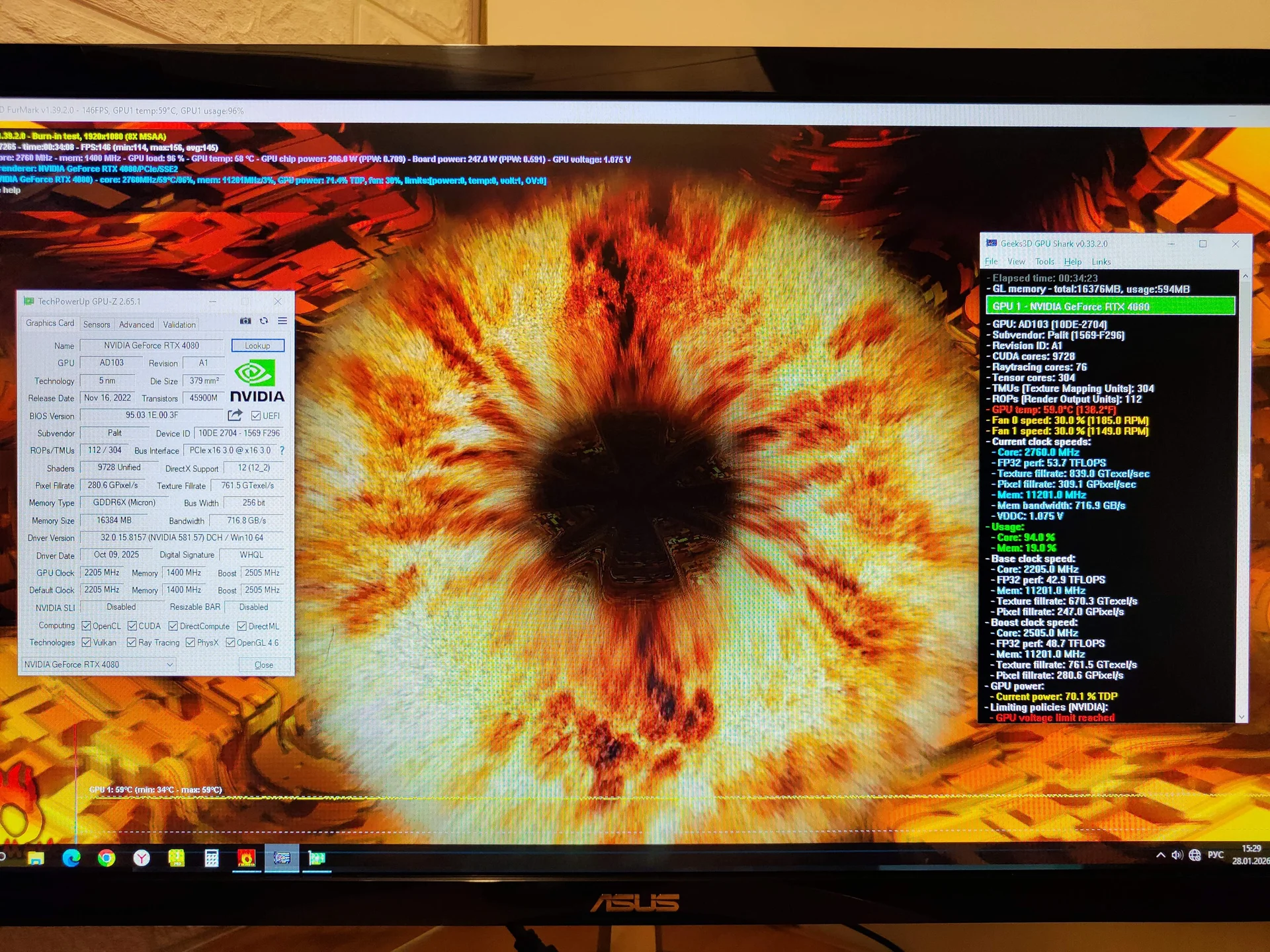Rtx 4080 palit gamerock omniblack Идеал + Обмен - миниатюра 5