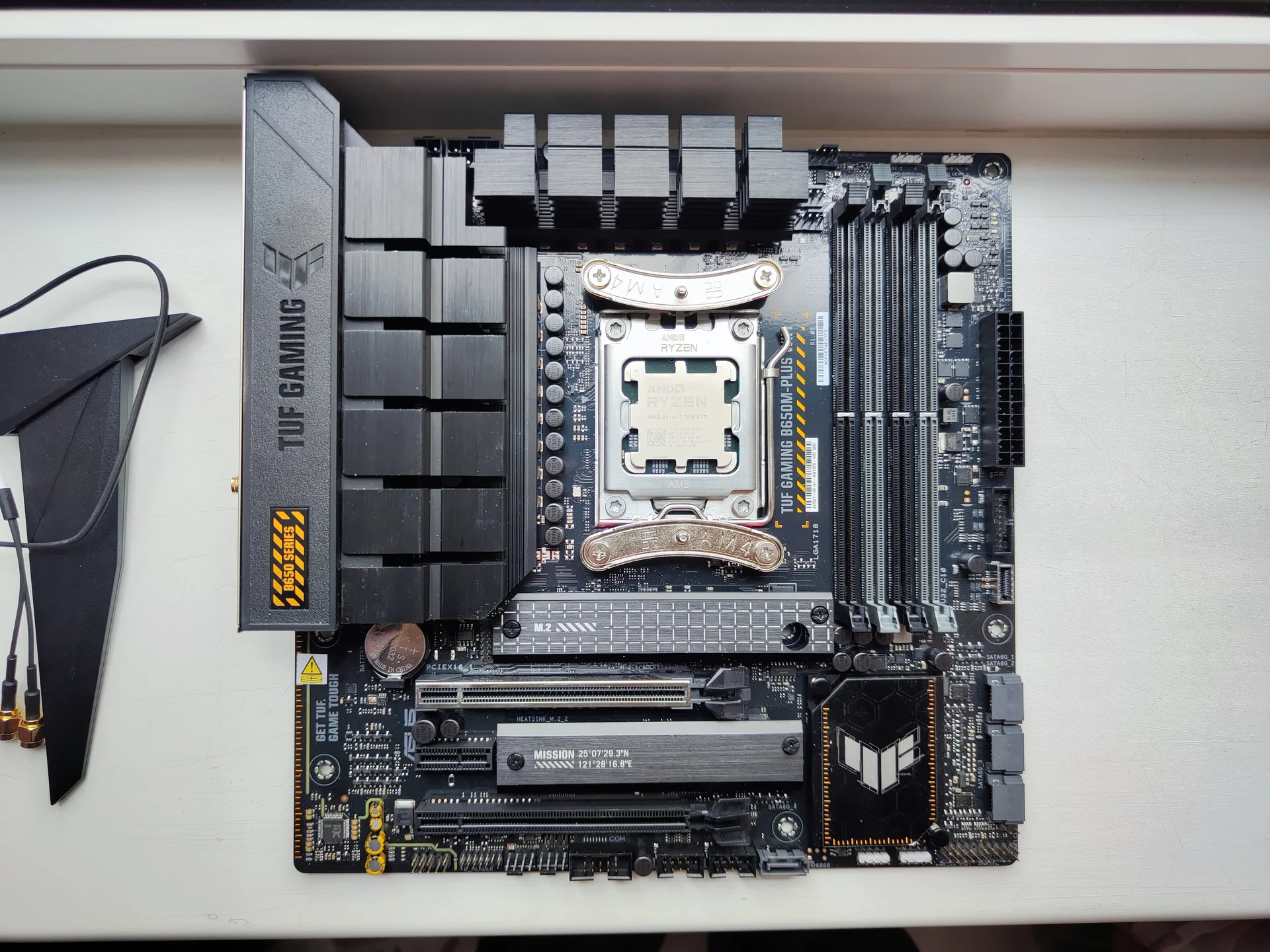 ryzen 7 7800x3d + asus tuf gaming b650m-plus wifi - изображение 1