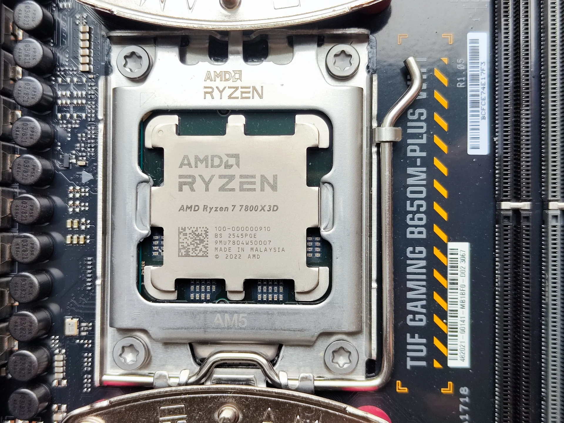 ryzen 7 7800x3d + asus tuf gaming b650m-plus wifi - миниатюра 2