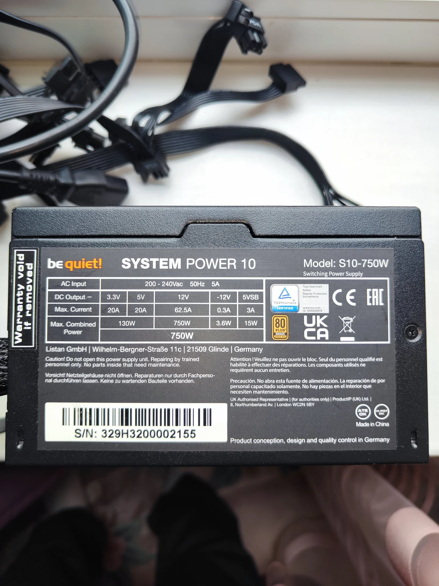 Блок питания be quiet! SYSTEM POWER 10 750W - миниатюра 3