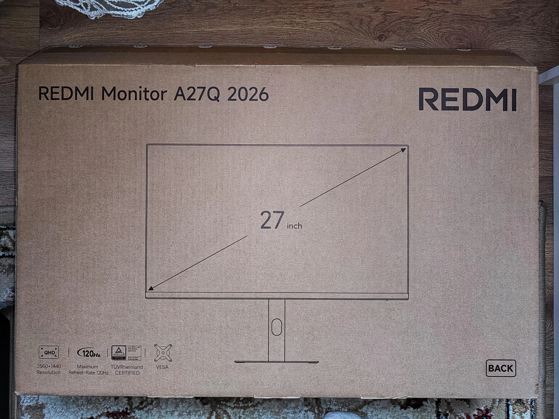 монитор redmi a27q 2026 2к 120 герц - изображение 1