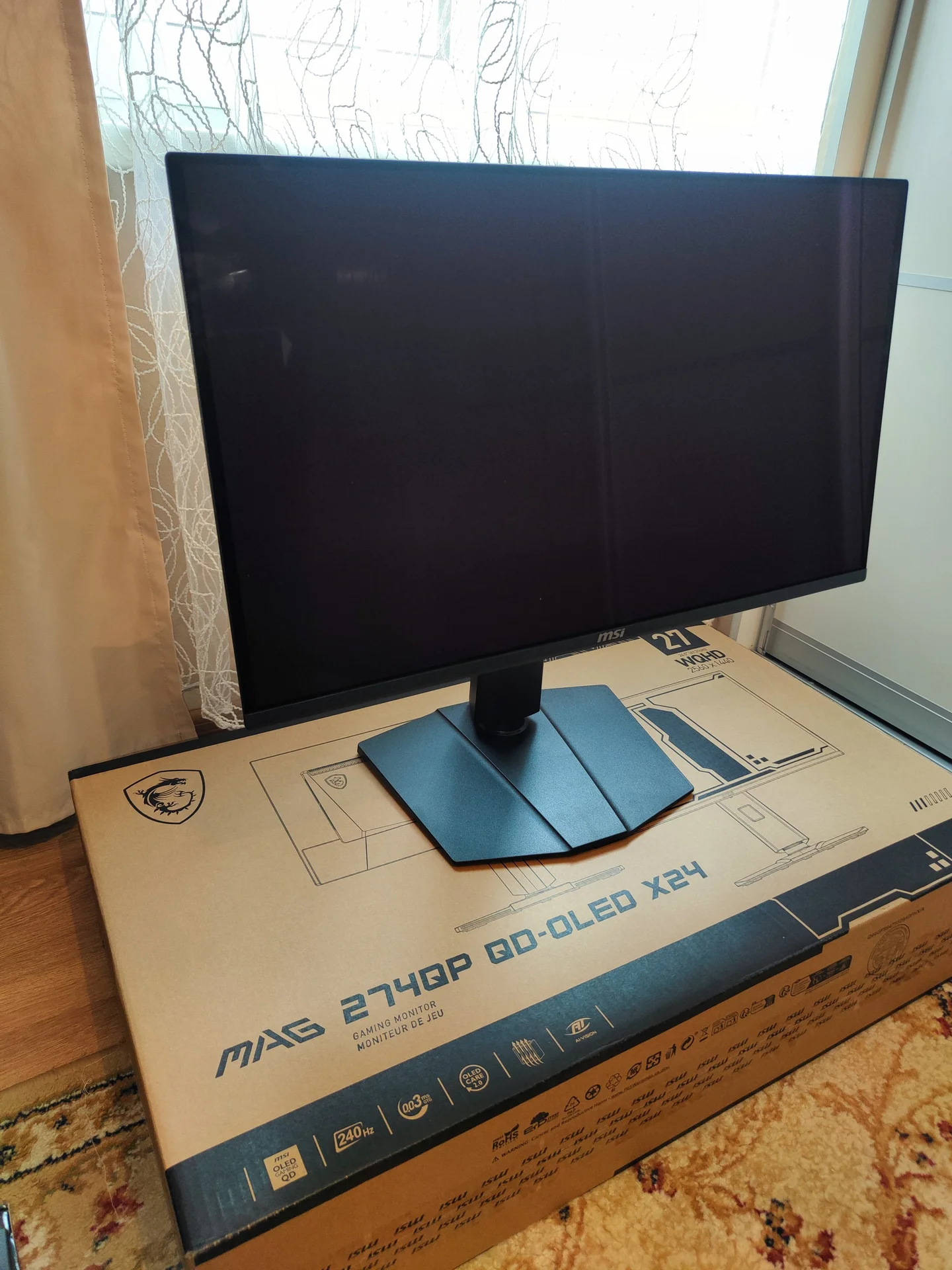 монитор MSI MAG 274QP QD-OLED X24 2к 240 герц - изображение 1