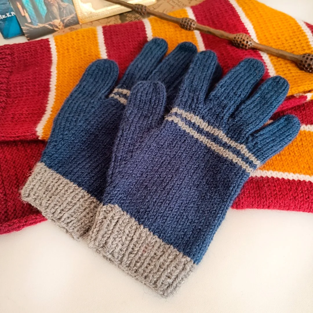 Перчатки женские вязаные Хогвартс - миниатюра 3