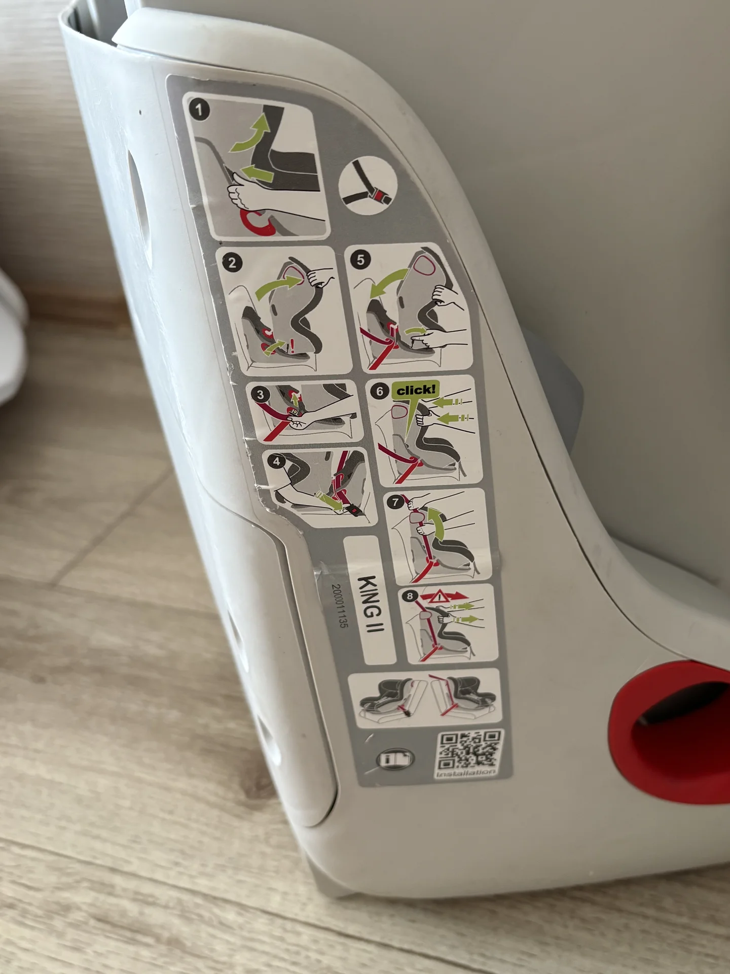 Автомобильное кресло britax romer king 2 - миниатюра 6