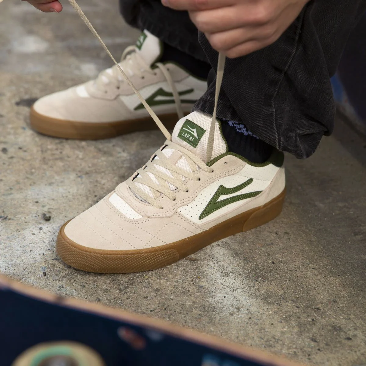 Кеды Lakai Cambridge Cream Suede - изображение 1