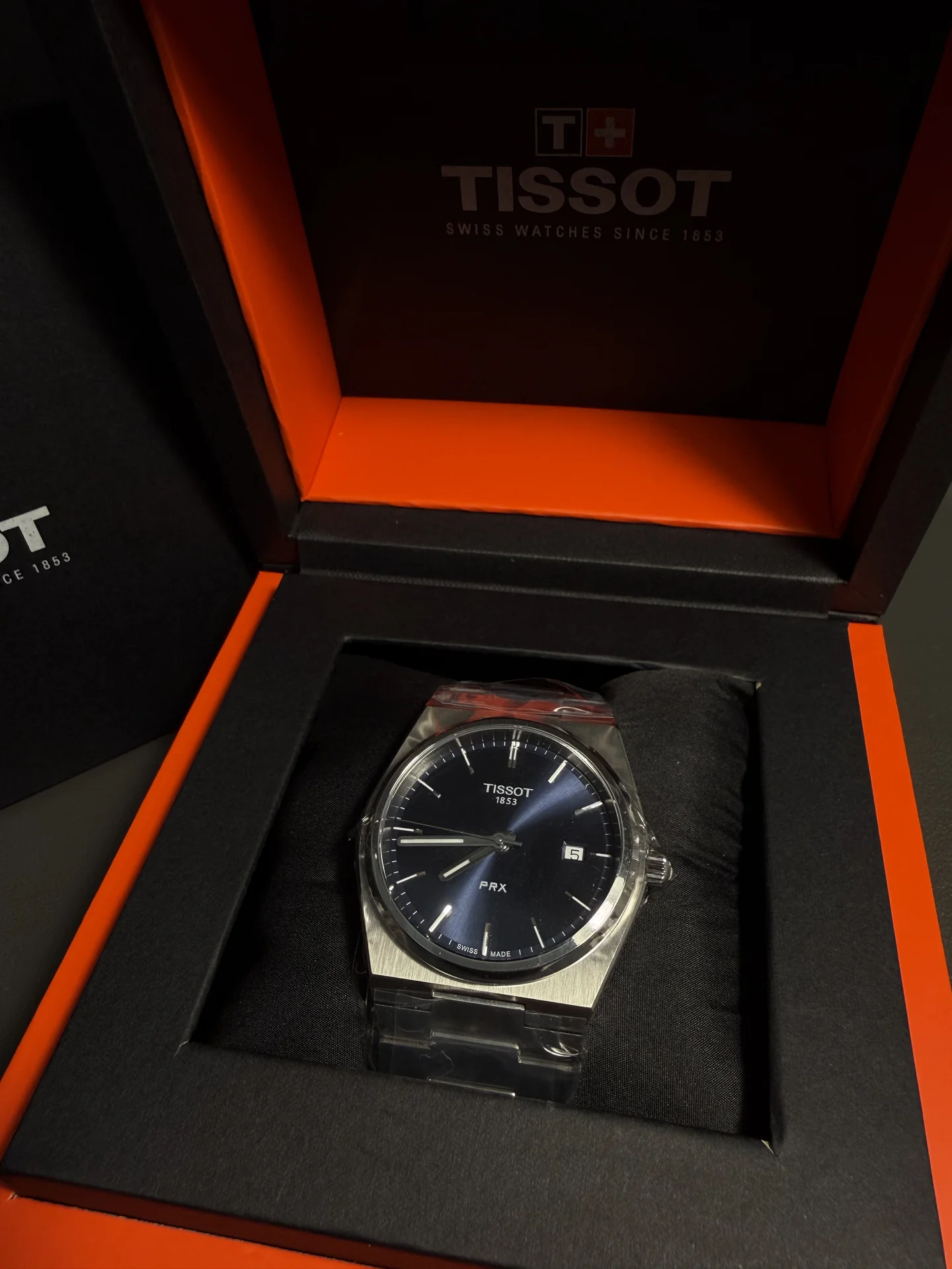 Tissot PRX 40мм океанический синий - Оригинал - миниатюра 4