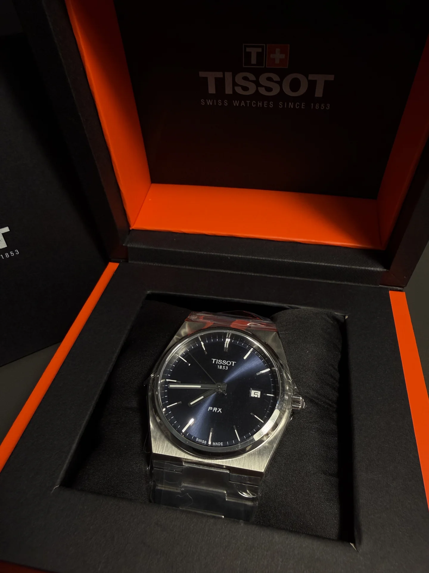 Tissot PRX 40мм океанический синий - Оригинал - миниатюра 5