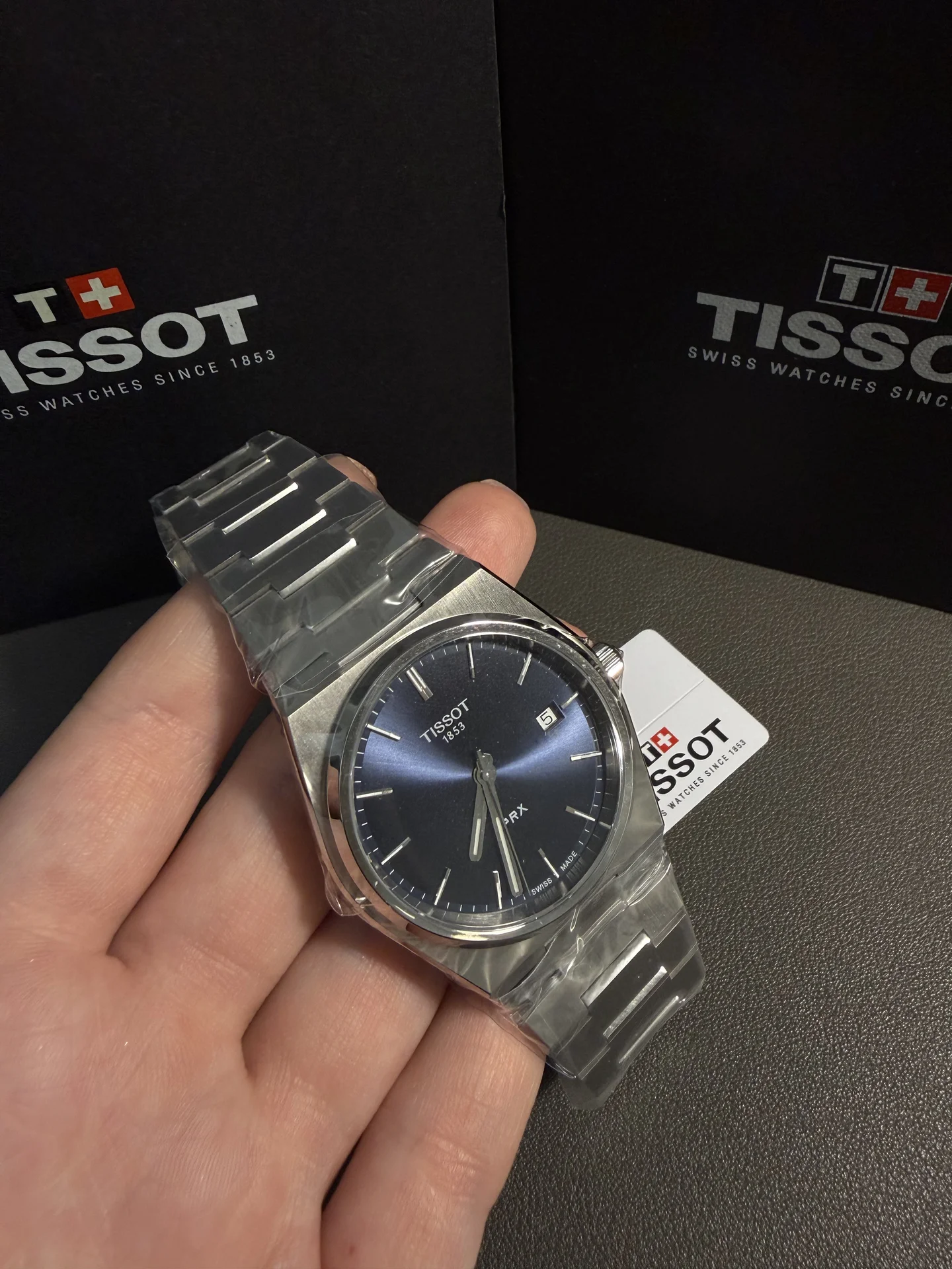 Tissot PRX 40мм океанический синий - Оригинал - миниатюра 7