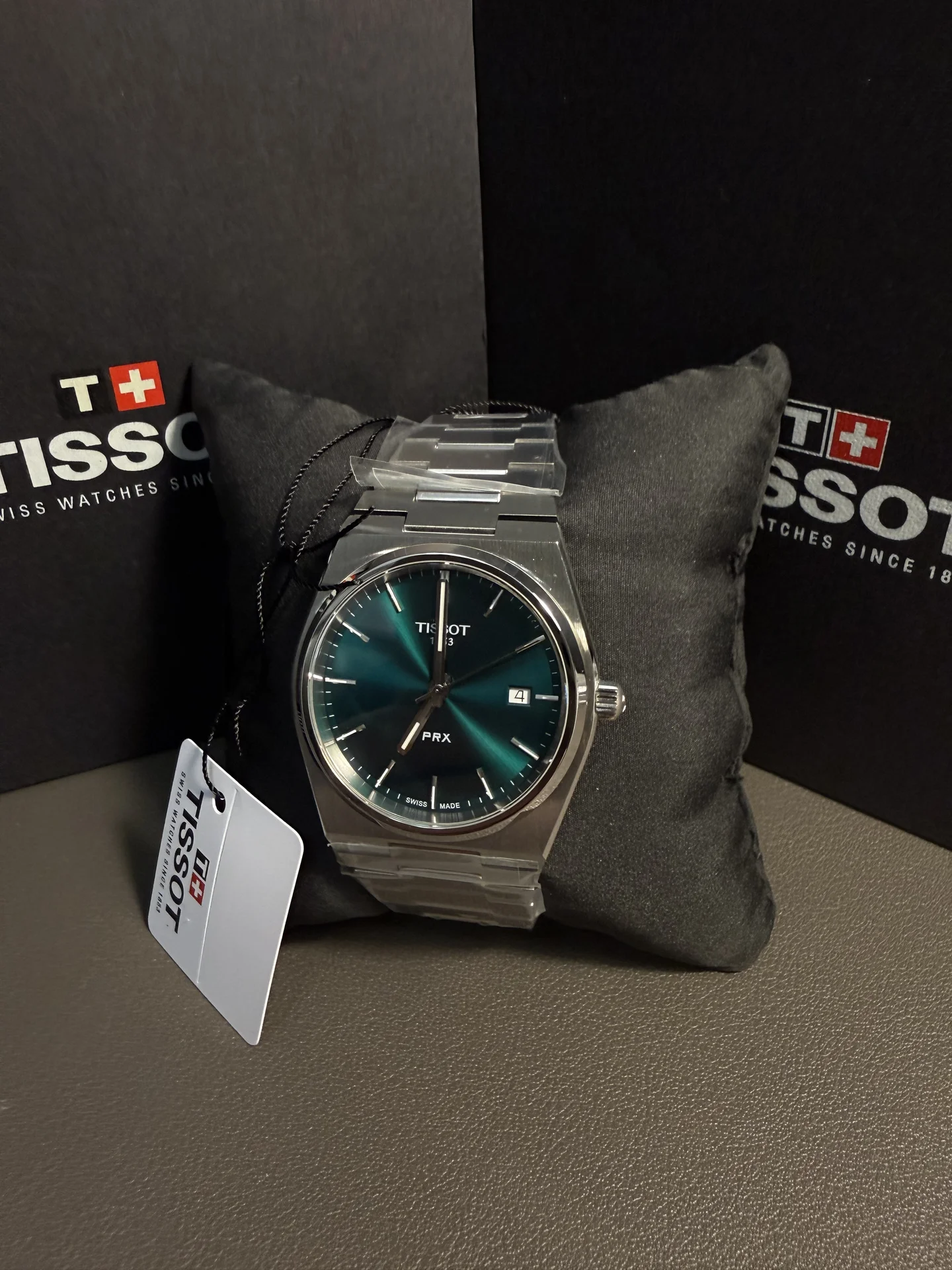 Tissot PRX 40 мм зеленый - Оригинал - миниатюра 6