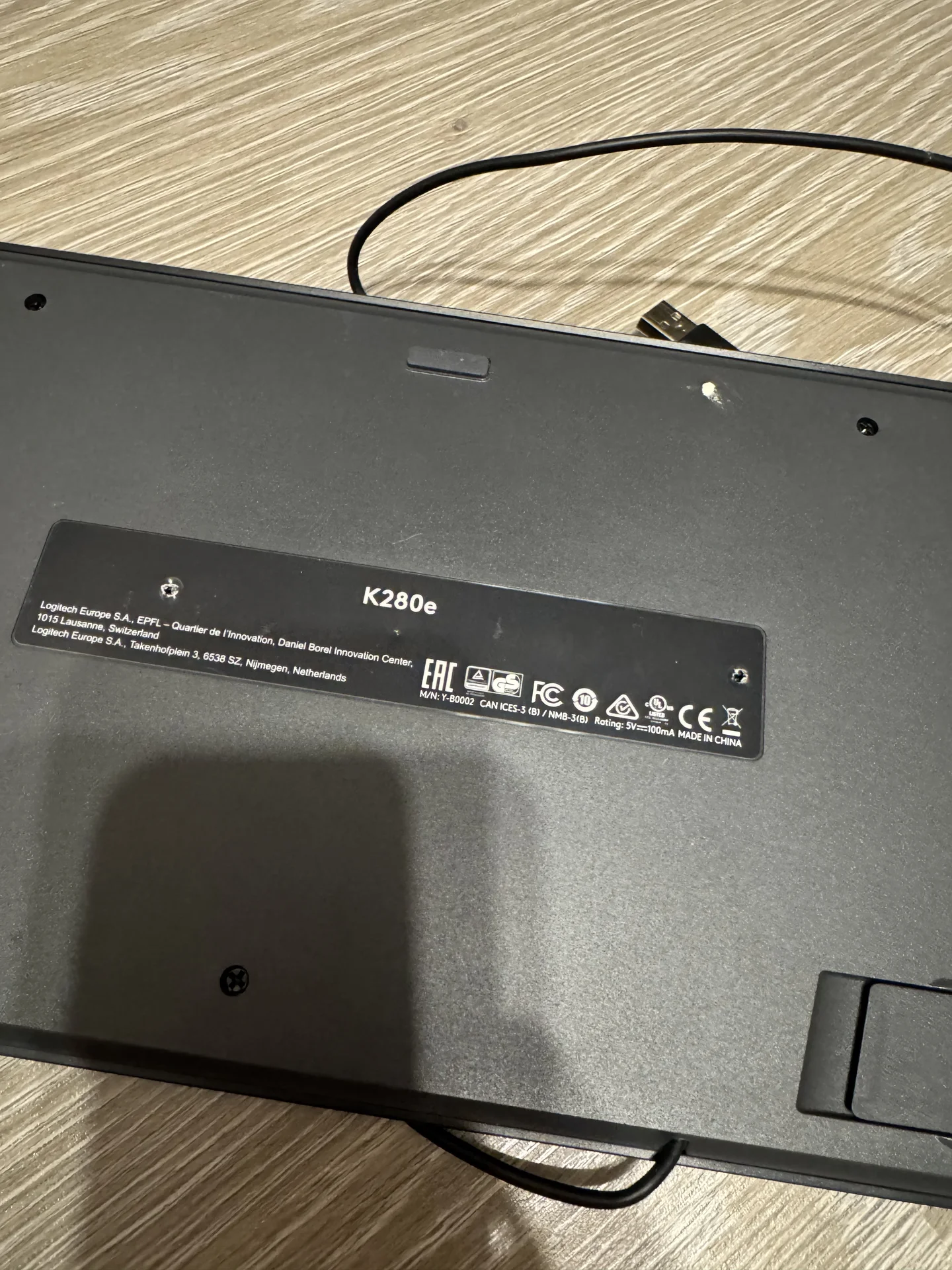 Клавиатура Logitech K280e - миниатюра 3