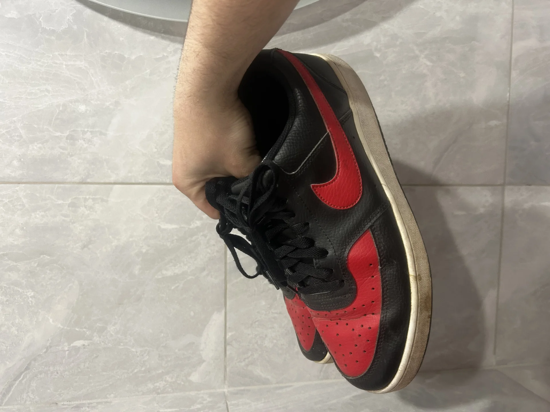 Кроссовки Nike black court vision 1 low 43 - миниатюра 4