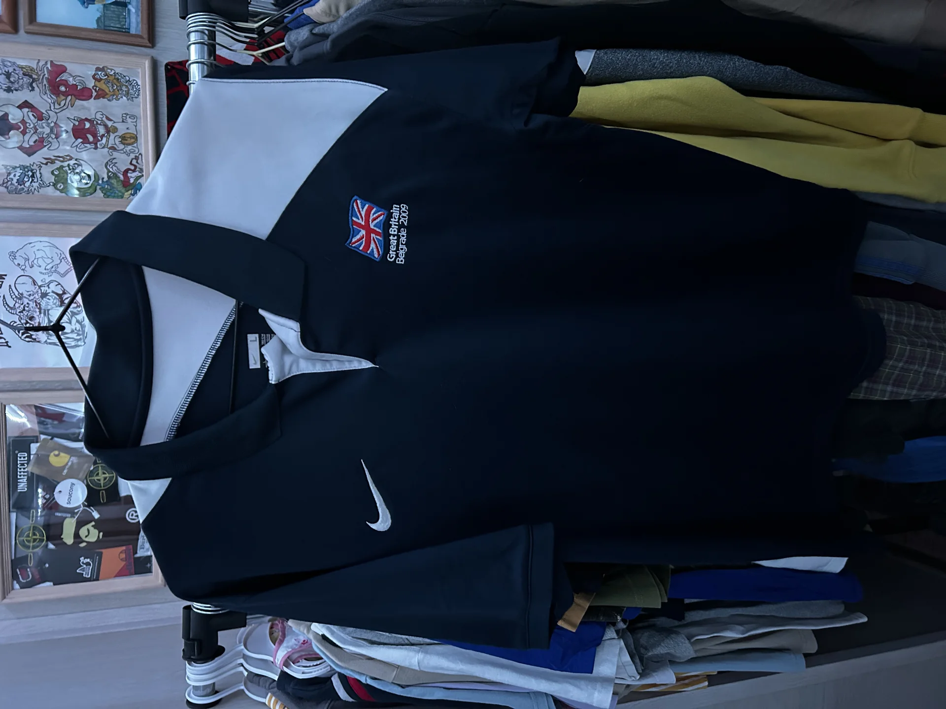 Поло Nike спортивное L - изображение 1