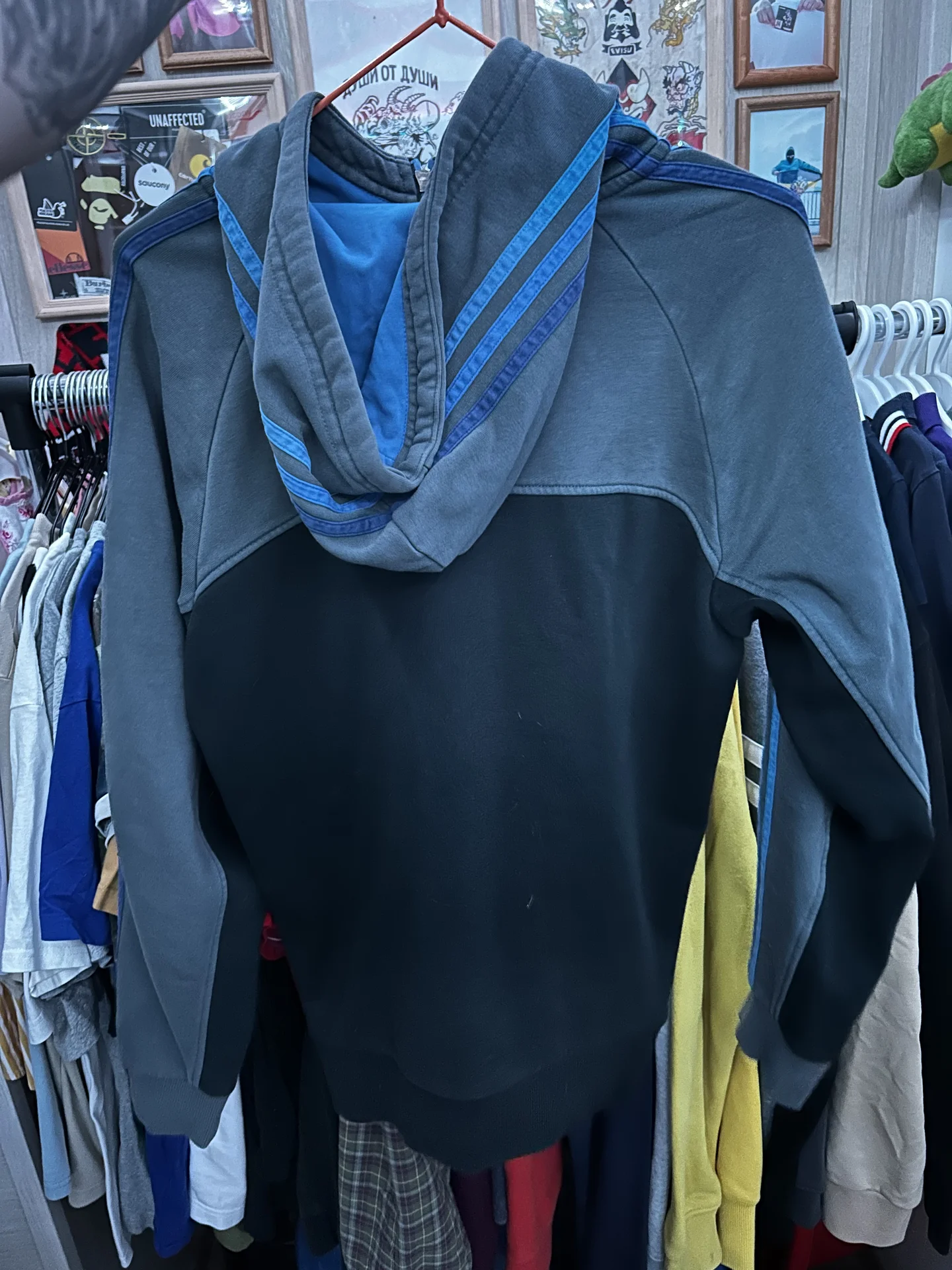 Зип худи Adidas M - миниатюра 2