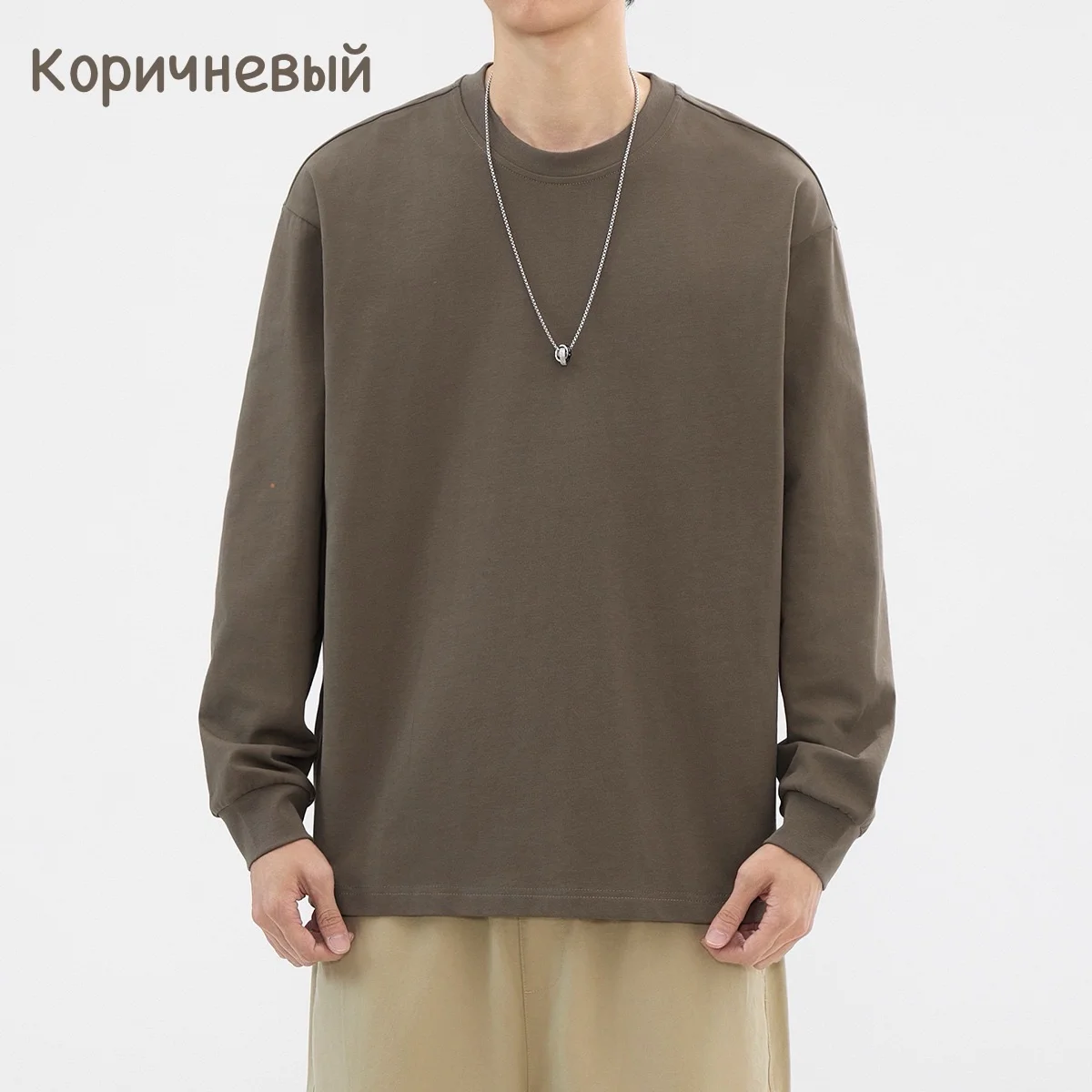 Лонгслив хлопковый - миниатюра 3