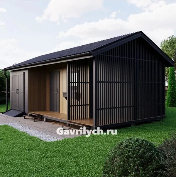 Хозблок "Гулливер" 20 м2 с террасой! - миниатюра 3