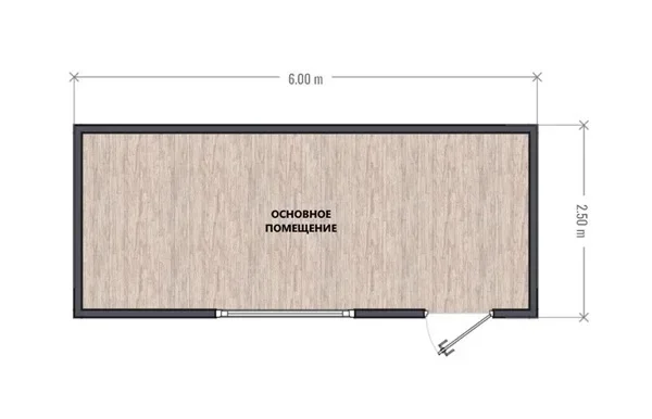 Хозблок "Хай-Тек" от 15 м2 - миниатюра 2