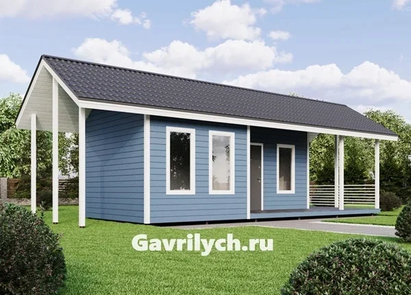 Хозблок "Гулливер с террасой" от 20 м2 - миниатюра 2