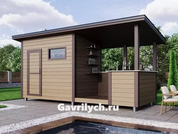 Хозблок "С барной стойкой" от 9 м2 - миниатюра 3