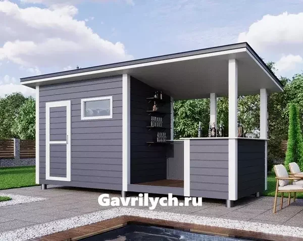 Хозблок "С барной стойкой" от 9 м2 - миниатюра 5