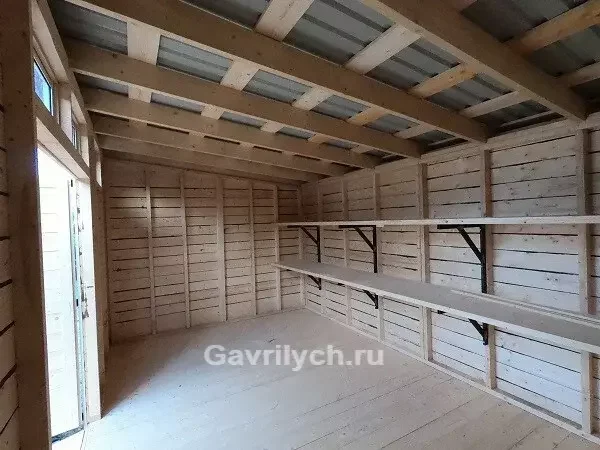 Хозблок "Садовод с дровником" от 9 м2 - миниатюра 11