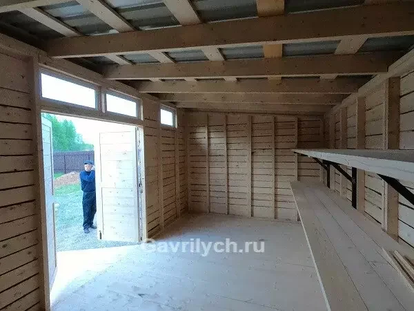 Хозблок "Садовод с дровником" от 9 м2 - миниатюра 13