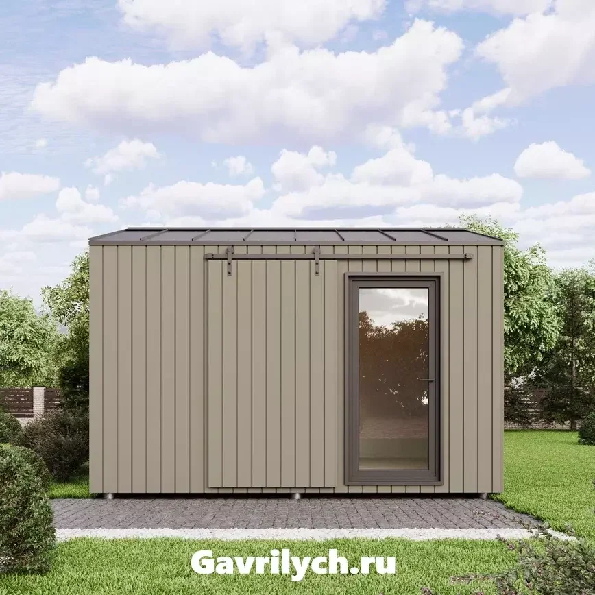Хозблок Барн Скандинавский от 12 м2 - миниатюра 3