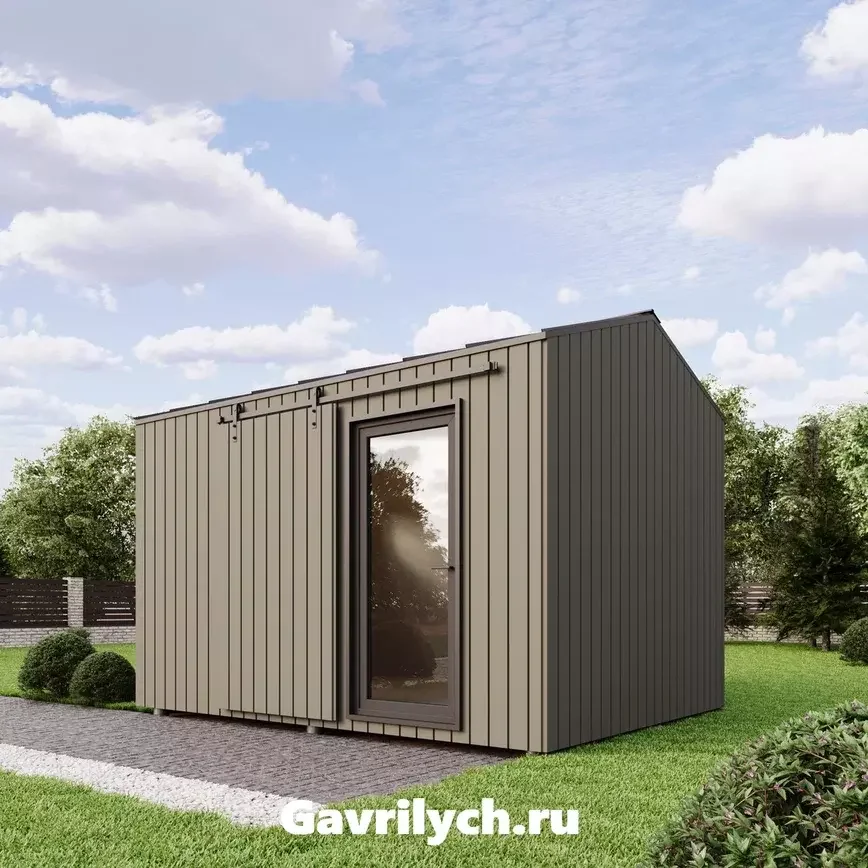 Хозблок Барн Скандинавский от 12 м2 - миниатюра 4