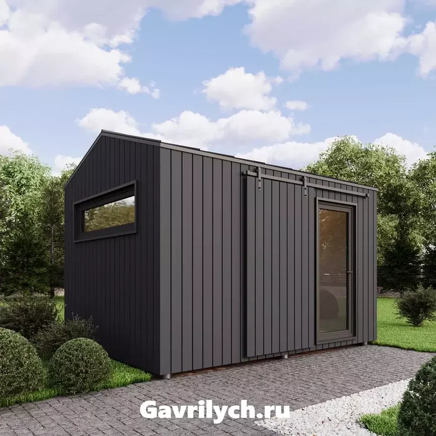 Хозблок Барн Скандинавский от 12 м2 - миниатюра 7