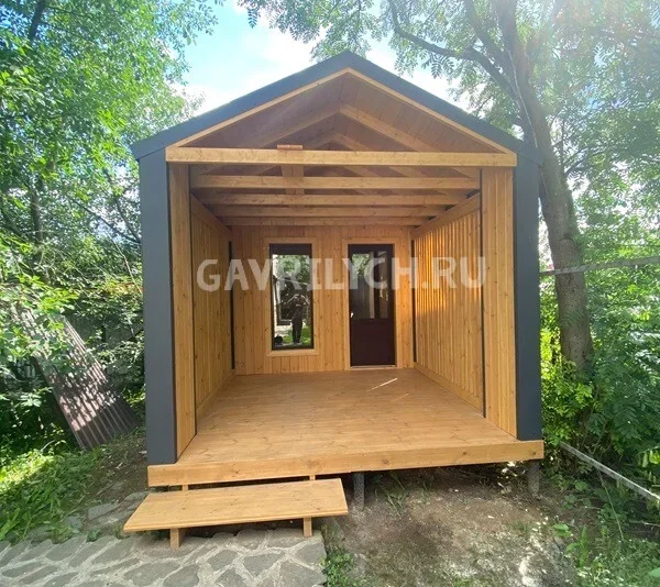 Хозблок "Барнхаус" с террасой - миниатюра 4