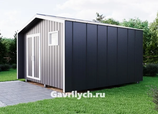 Хозблок "Барнхаус" без террасы от 12 м2 - миниатюра 4