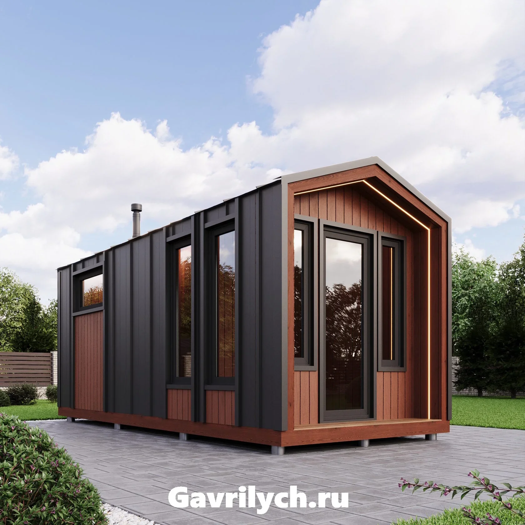 Баня в стиле Барнхаус - миниатюра 3