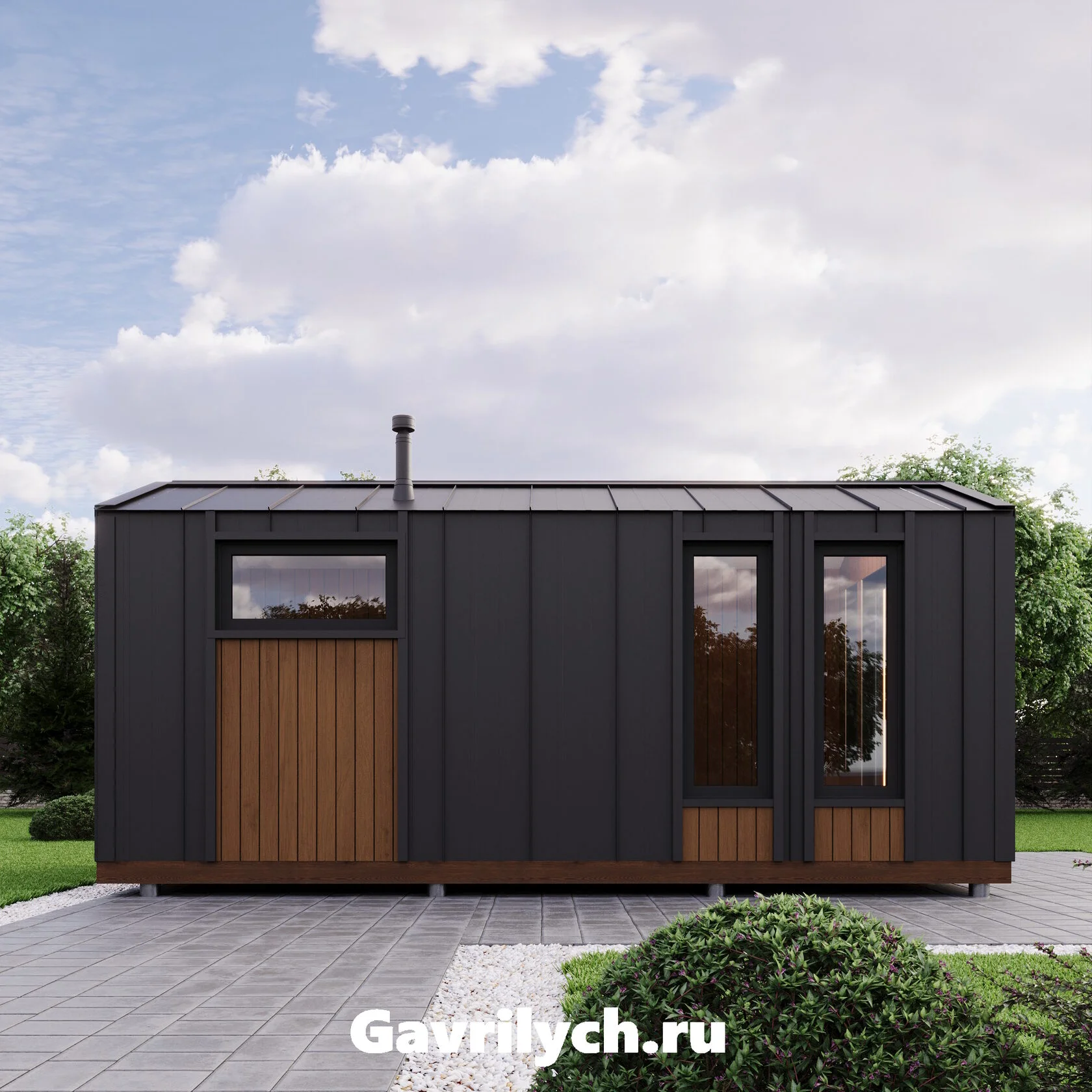 Баня в стиле Барнхаус - миниатюра 5