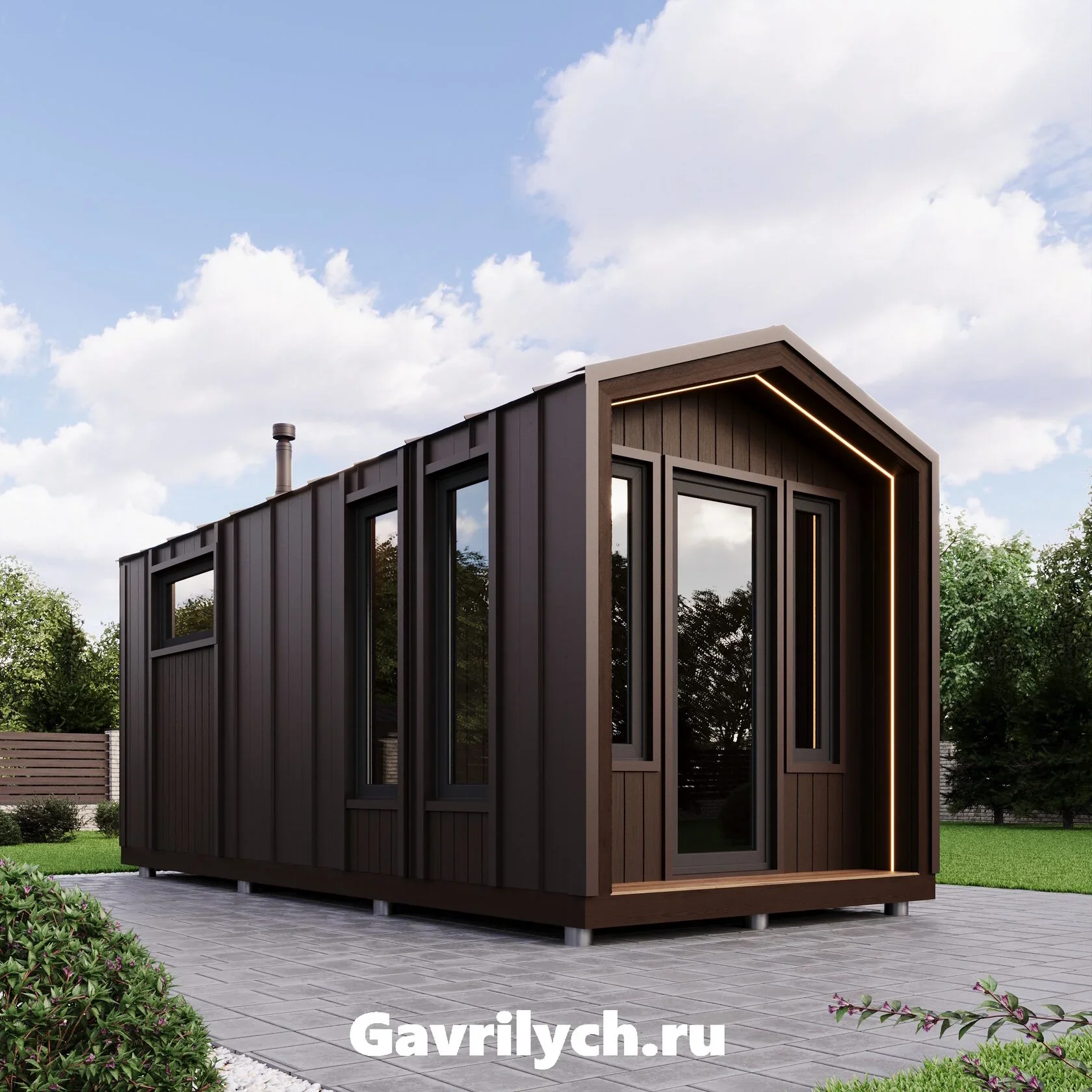 Баня в стиле Барнхаус - миниатюра 7