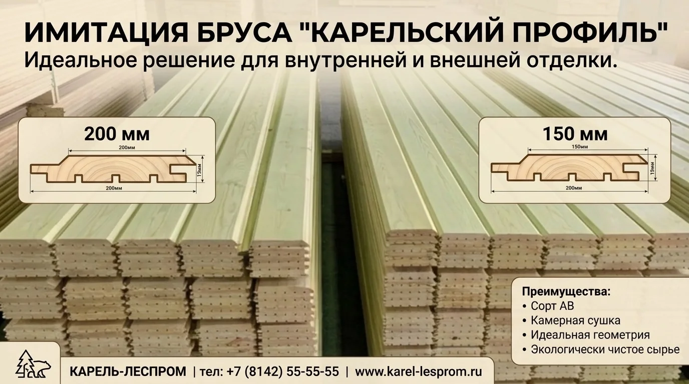Имитация бруса рау-хаус 16-140-6 - миниатюра 7