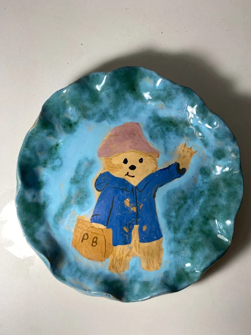 Тарелка керамическая с паддингттном - изображение 1